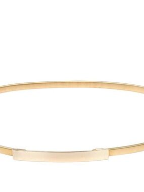 Grace Karin Slim Metallic Gold Waist Belt XL